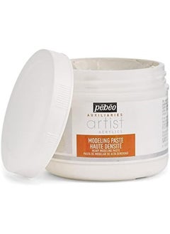 Pebeo 521900 500 Ml Heavy Modeling Paste White  - Image 3