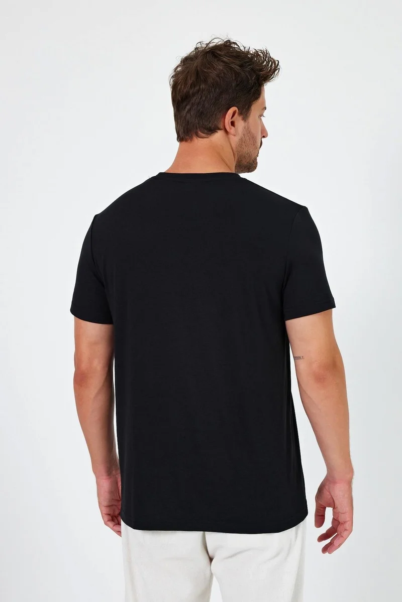 الكسندر جاردي Printed Regular Fit T-Shirt (E24-00213)