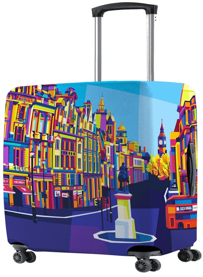Nasher Miles Polyester 55 (20 Inch) Small Protective Luggage Cover - London Design - Image 1