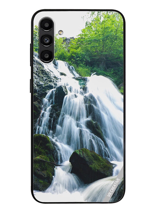 VR CREATIVE Protective Case Cover For Samsung Galaxy A13 5G Waterfall Design Multicolour - Image 1