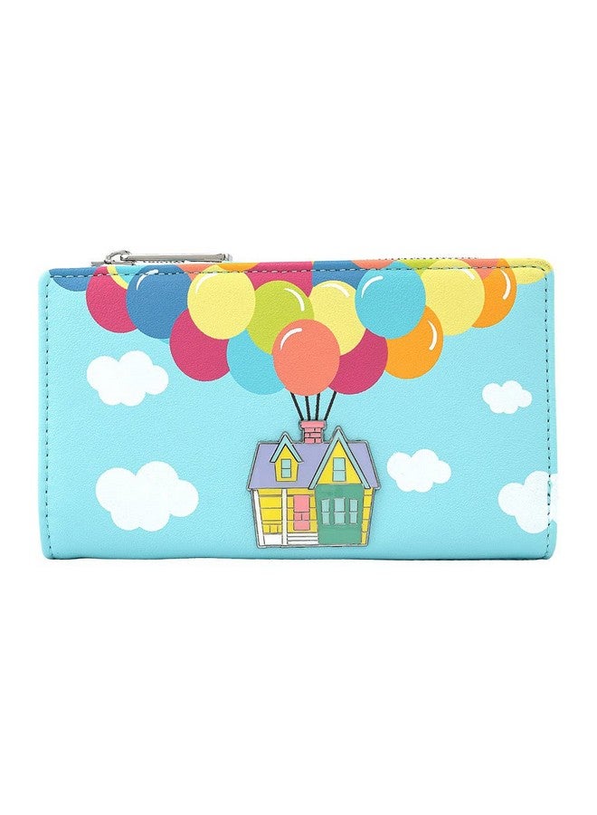 Loungefly Disney Up Balloon House Faux Leather Flap Wallet - Image 1