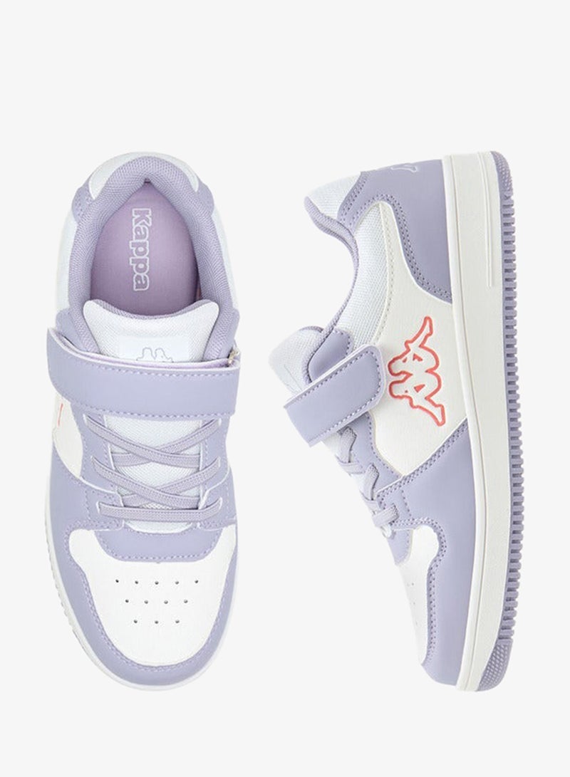 Kappa Girls' Panelled Low-Ankle Sneakers with Hook and Loop Closure - Image 3