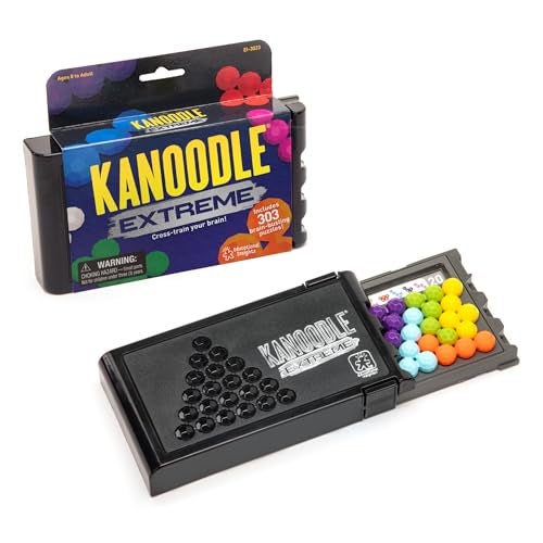 Educational Insights Kanoodle Extreme 3D Brain Teaser Puzzles Handheld Travel Games for Kids Single Player Brain Game Challenging Logic Puzzle Games and Gifts for Kids Teens Adults Ages 8 - Image 1