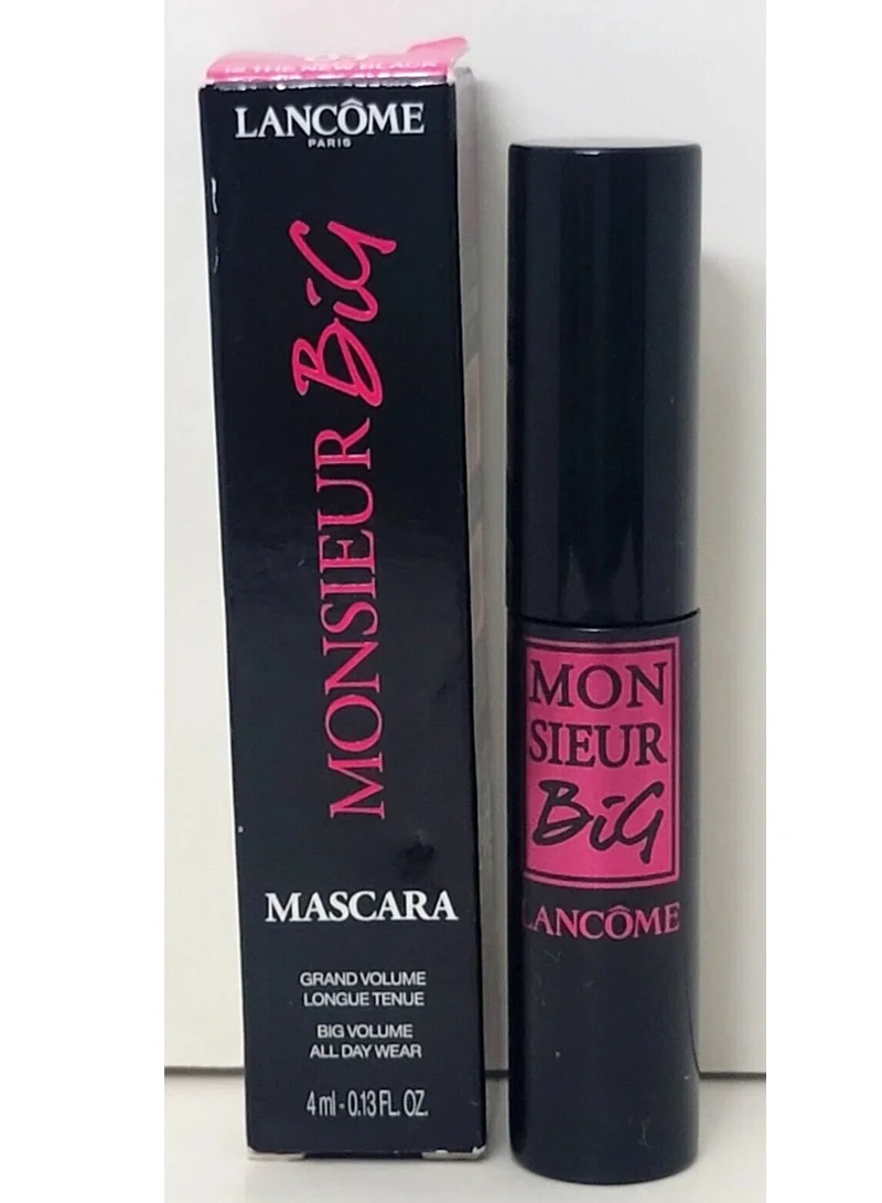 LANCOME MONSIEUR BIG MASCARA BIG VOLUME ALL DAY WEAR 0.13 fl oz (TRAVEL SIZE)