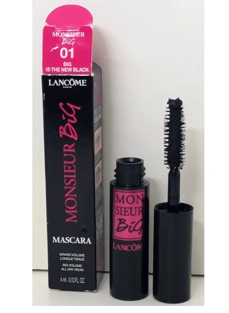 LANCOME MONSIEUR BIG MASCARA BIG VOLUME ALL DAY WEAR 0.13 fl oz (TRAVEL SIZE)