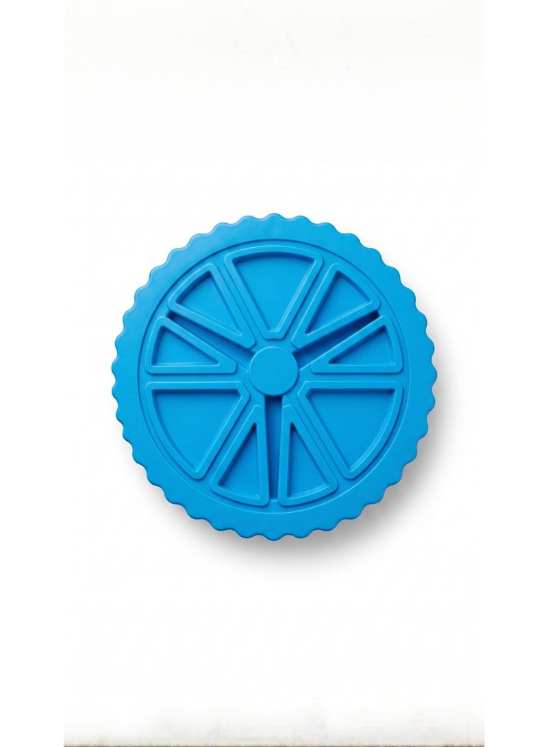Silicone mold for air fryer – the magic solution for a clean kitchen and healthy, crispy food – blue color - Image 2