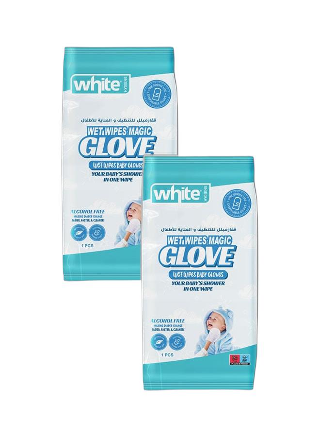 وايت مناديل مبللة وقفازات للأطفال - قطعة واحدة (عبوة من قطعتين) - Image 1