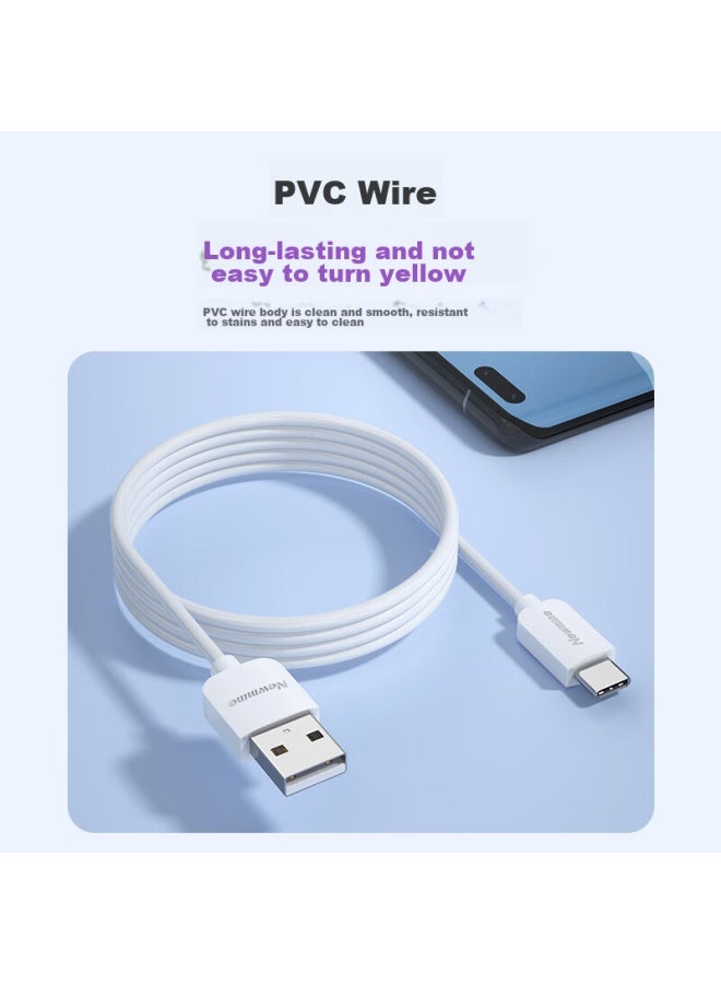 Newmine Type-c Charging Kit, 1-meter Charger, Android Phone 5v/2a Power Adapter, Type-c 1-meter Charging Cable - Image 2