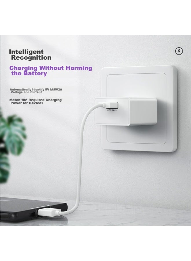 Newmine Type-c Charging Kit, 1-meter Charger, Android Phone 5v/2a Power Adapter, Type-c 1-meter Charging Cable - Image 3