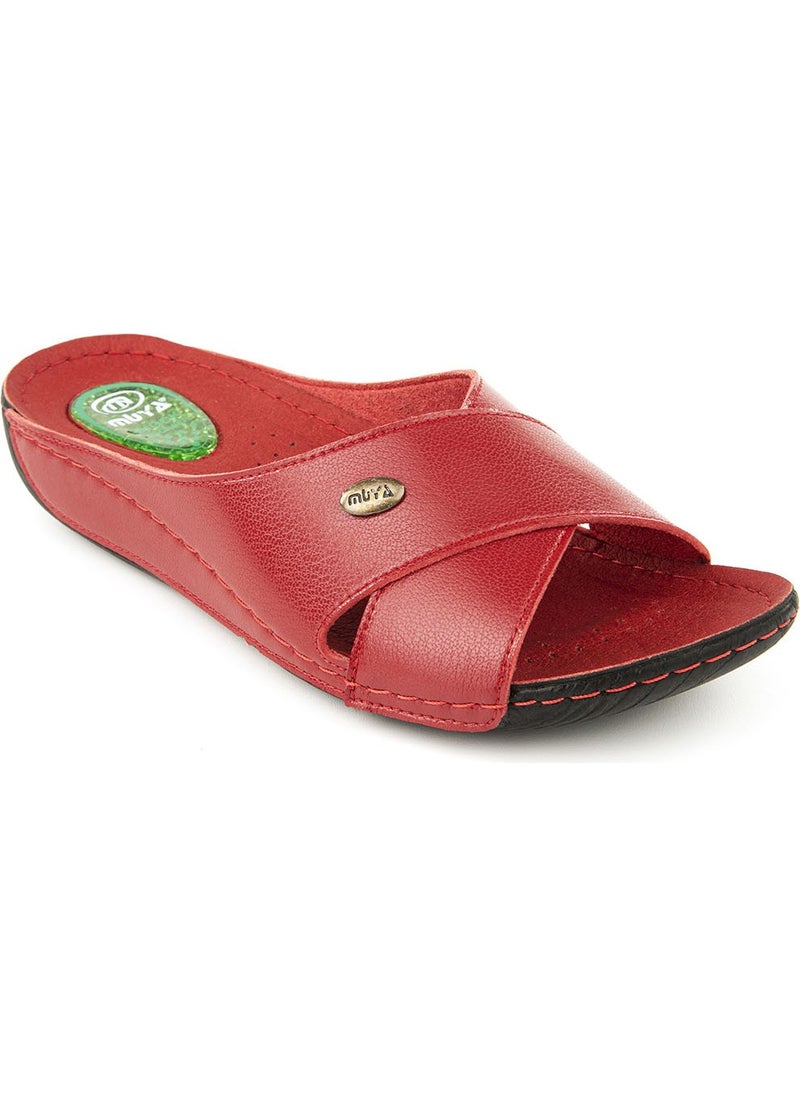 MUYA Orthopedix Cyrus Anatomical Heel Spur Gel Supported All Seasons Women's Slippers 31124  - Image 1