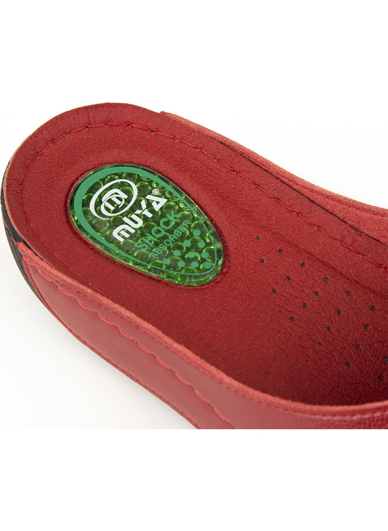 MUYA Orthopedix Cyrus Anatomical Heel Spur Gel Supported All Seasons Women's Slippers 31124  - Image 4