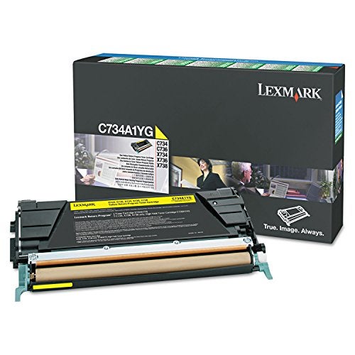 Lexmark X746A1YG Toner Cartridge, Yellow - Image 4