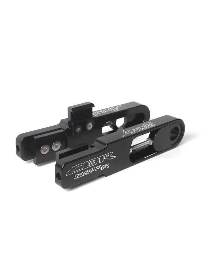 zurio Black Swingarm Extensions Compatible with Honda CBR1000RR CBR1000RRR CBR1000RRR 20172025 CNC Aluminum - Image 1