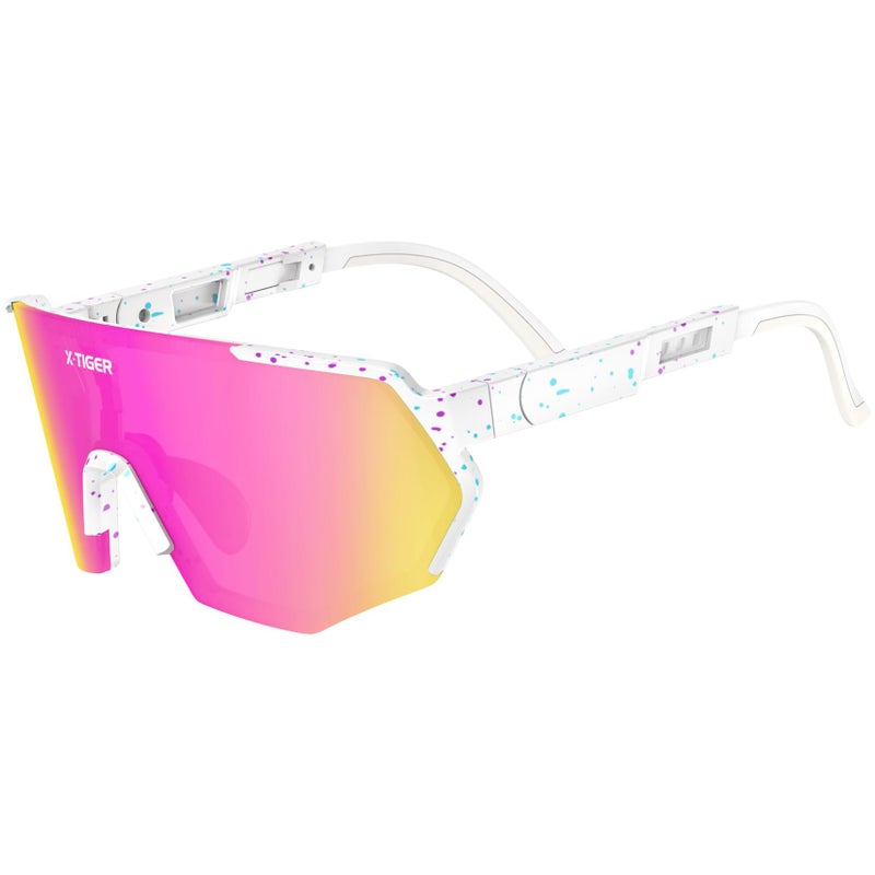 Xtiger X-TIGER Polarized Youth Baseball Sunglasses UV400 Kids Sunglasses Boys Girls 8-12 Youth for Softball Cycling Sports Glasses - Image 1