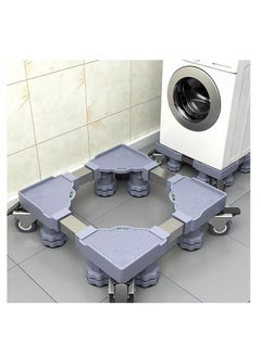 Multifunction Movable Washing Machine Base and Refrigerator Stand Base With Wheels