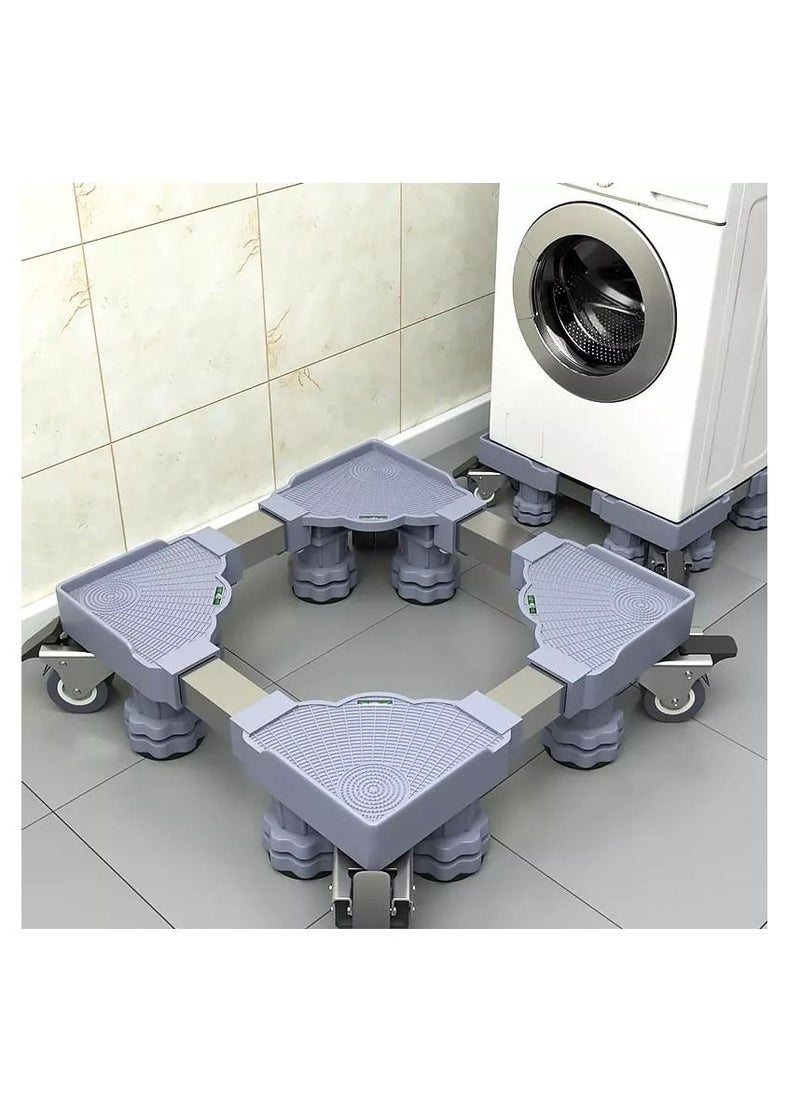 BBstore - Multifunction Movable Washing Machine Base and Refrigerator Stand Base With Wheels - Image 1