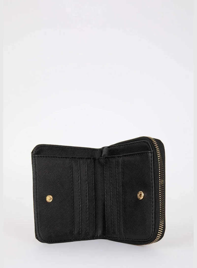 DeFacto Zippered Faux Leather Wallet