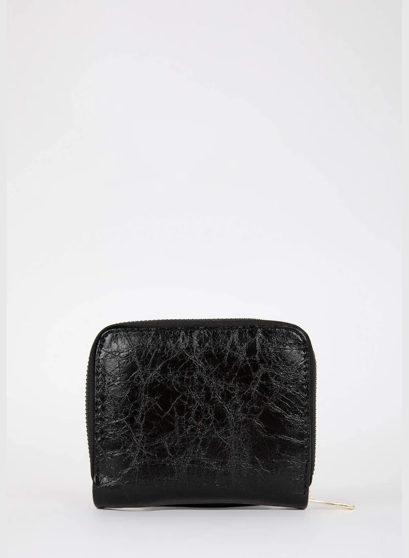 DeFacto Zippered Faux Leather Wallet