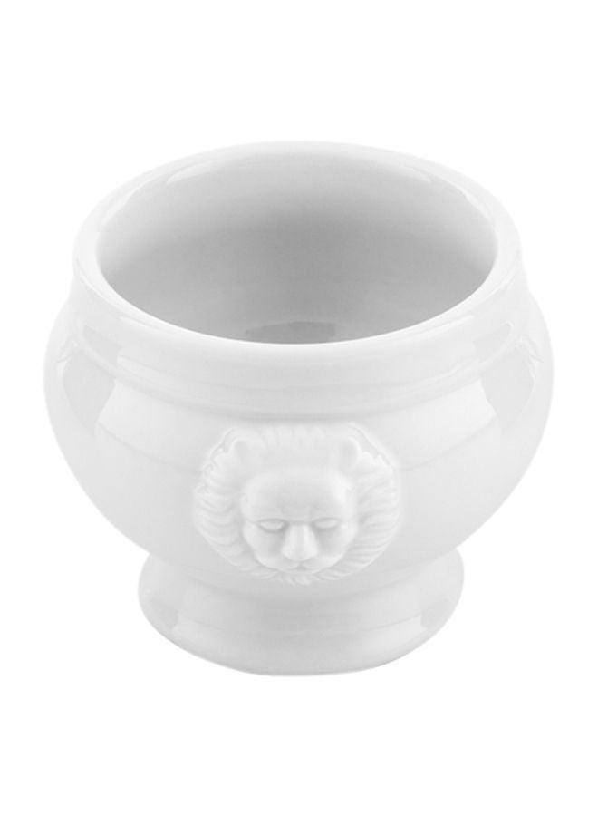 Restaurantware-6 Ounce Porcelain Bowls, 10 Lion Head Design Porcelain Small Bowls - Microwave-Safe, Oven-Safe, White Porcelain White Bowls, Chip-Resistant, Round - Image 4