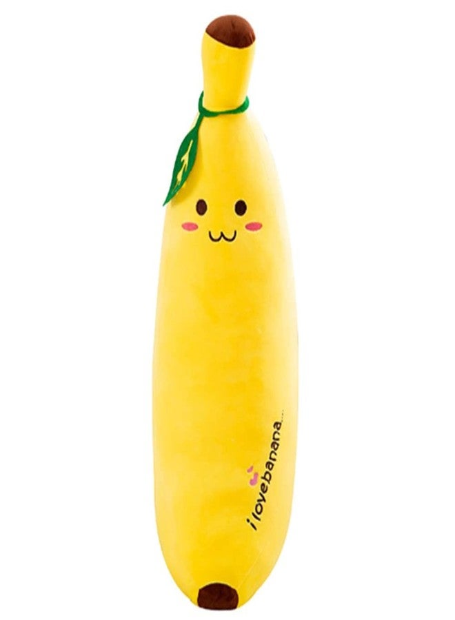 OUKEYI 48cm/18.8 Banana Plush Stuffed Animal Toys, Cute Soft Comfortable Hugging Pillow Birthday Gifts for Kids - Image 1