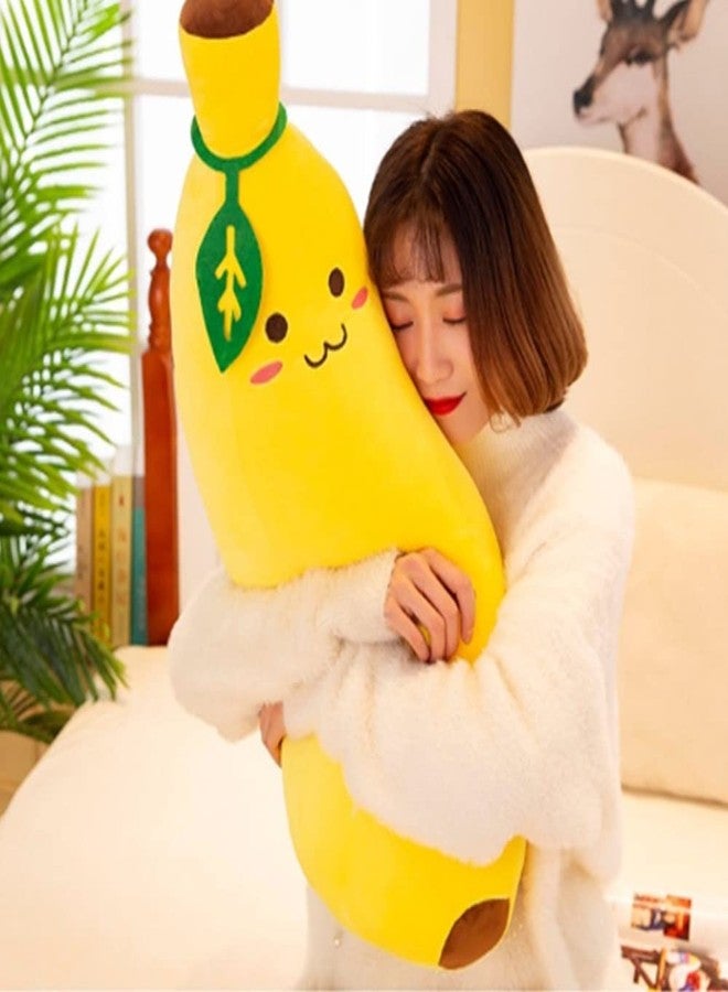 OUKEYI 48cm/18.8 Banana Plush Stuffed Animal Toys, Cute Soft Comfortable Hugging Pillow Birthday Gifts for Kids - Image 2