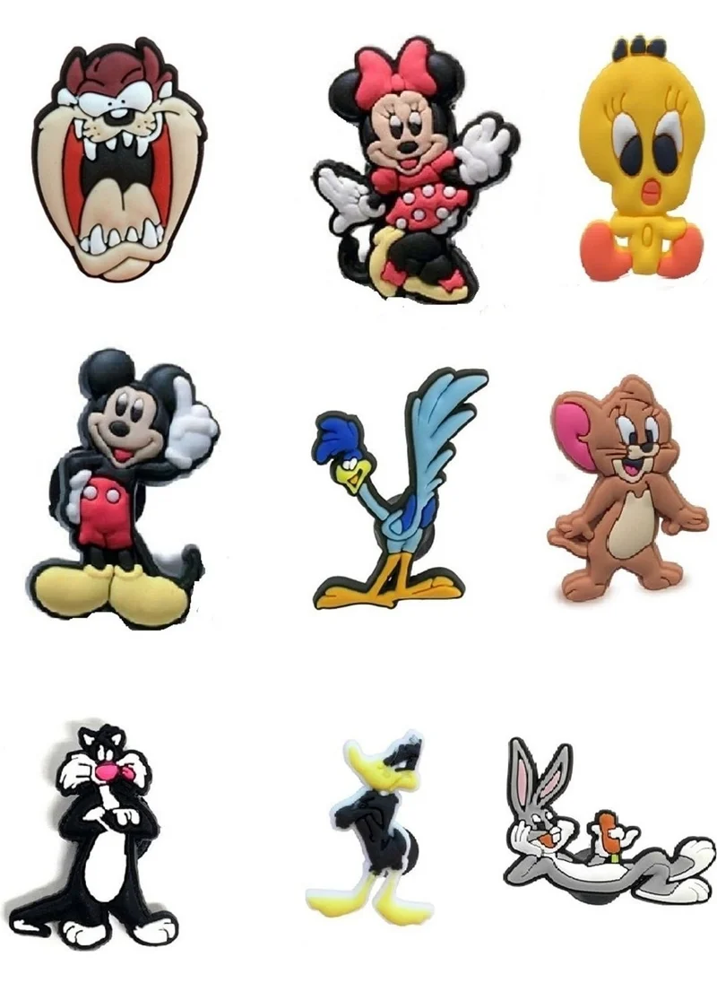 ماريماري 9 Pieces Slipper Ornaments Set Cartoon Disney
