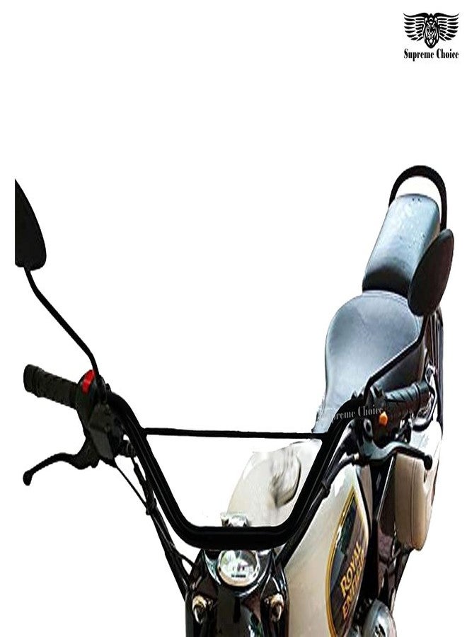 Supremechoice Bike 6-B A1 Quality Handle Bar Thick Pipe Handlebar Black for Royal Enfield Thunderbird 500 T-1 - Image 4