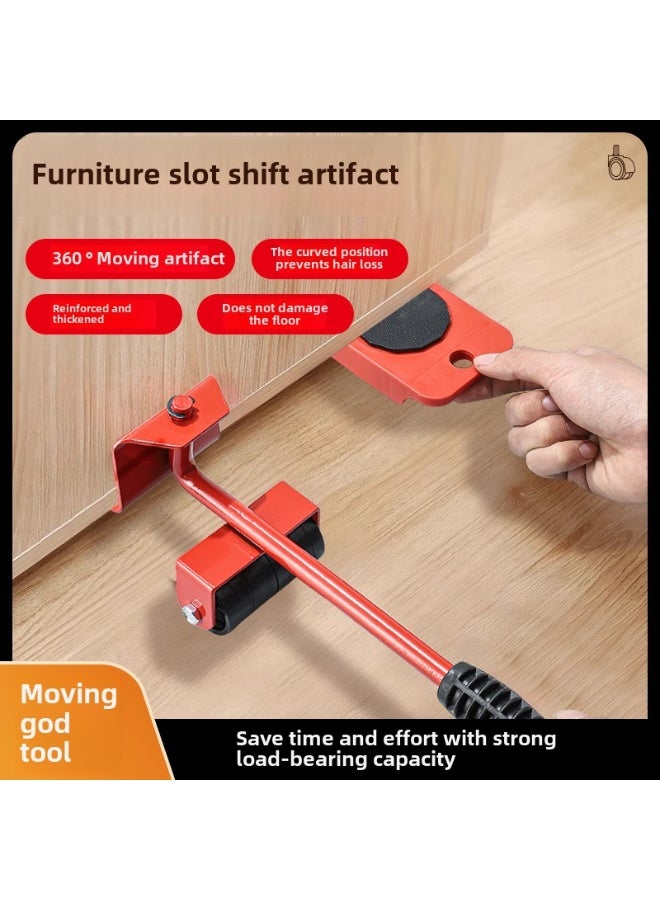 🚚 Heavy Object Mover with Swivel Wheel – Metal Furniture Moving Tool for Large Objects - Image 5