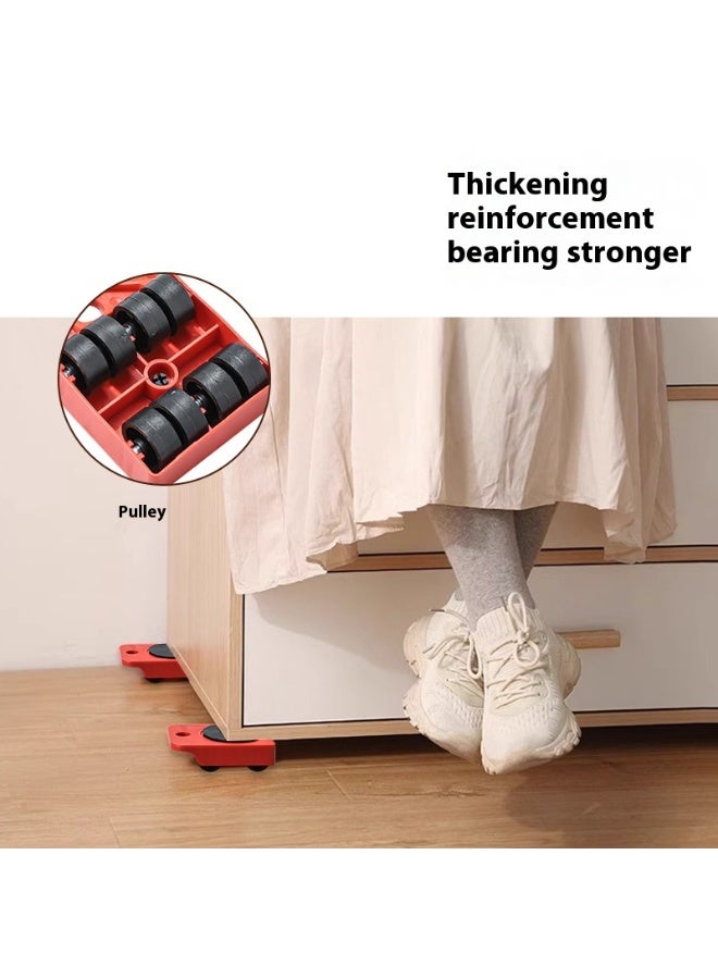 🚚 Heavy Object Mover with Swivel Wheel – Metal Furniture Moving Tool for Large Objects - Image 3