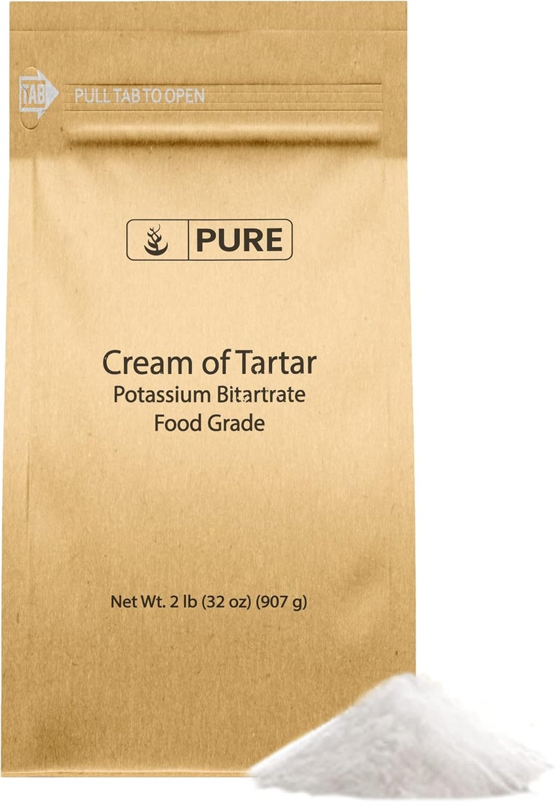 PURE ORIGINAL INGREDIENTS PURE Cream of Tartar - 2 lb Food Grade - Image 1