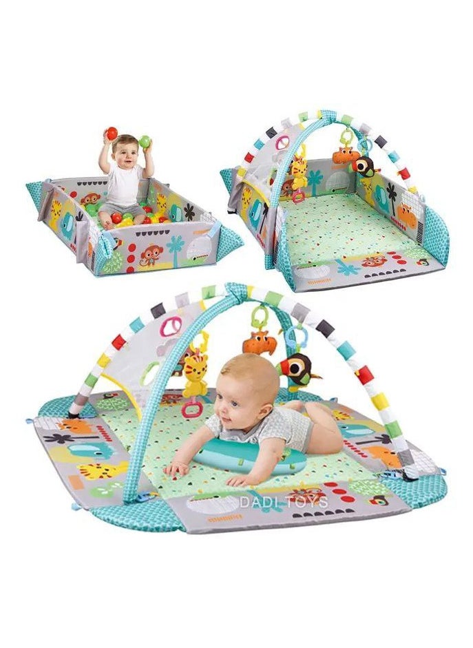 Generic - Children's rug, 5 different positions, 30 balls, toys, and 12 musical tones - Image 1