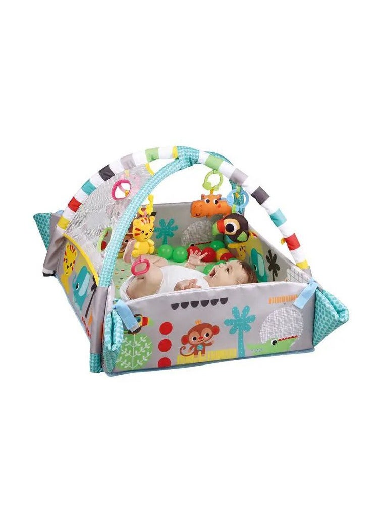 Generic - Children's rug, 5 different positions, 30 balls, toys, and 12 musical tones - Image 1