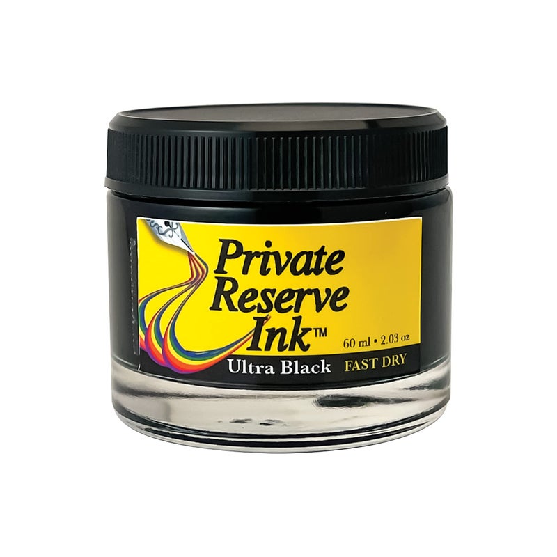 Private Reserve Ink حبر الاحتياطي الخاص® جاف سريع - زجاجة حبر سعة 60 مل لقلم الحبر (أسود فائق الجفاف) (PR17044) ، أسود - Image 4