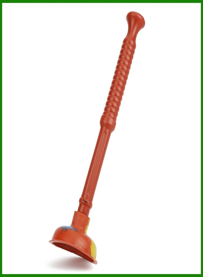 Vararo Heavy Duty Toilet Plunger | Effortless Drain Unclogging for Bathrooms, Kitchens, Sinks, and Baths | Solid Handle Sink Flange Drain Cleaner | 4 Inch Diameter - Image 1