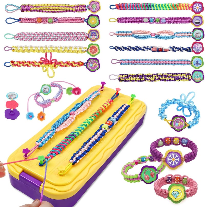 DDAI Arts and Crafts for Kids Age 8-12 Friendship Bracelet Making Kit for Girls - Best Birthday Gifts Ideas for Girl 7 9 10 11 Year Old - Popular Bracelets String Maker Toys Set - Image 1