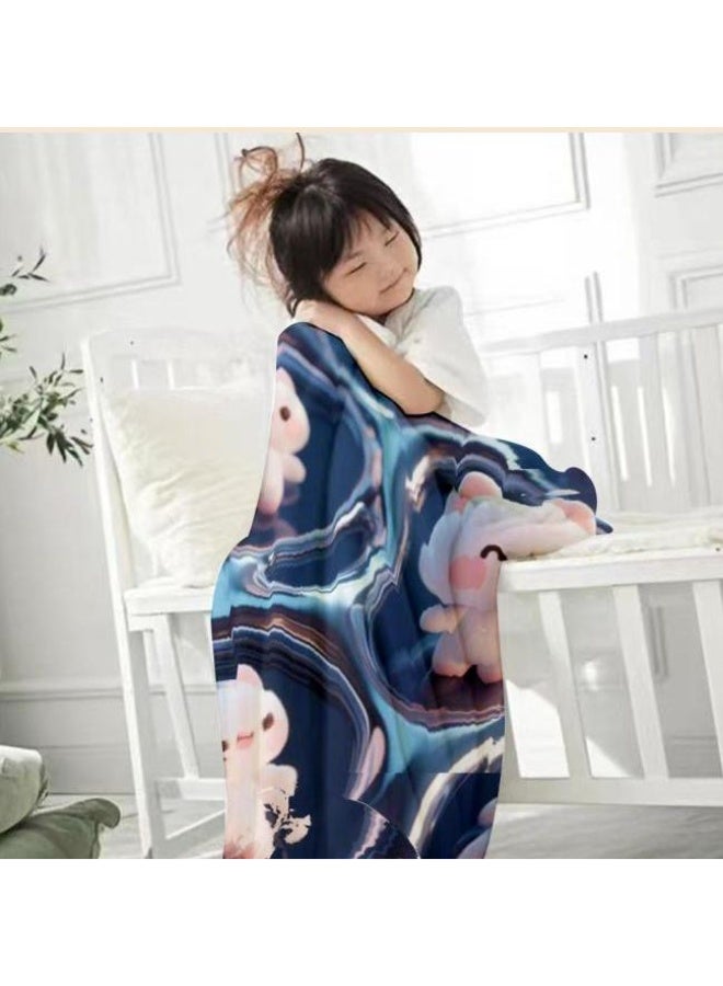 general Baby and children's cartoon flannel thin blanket (warm and comfortable, suitable for sleep, game use) 70cm*100cm - Image 3