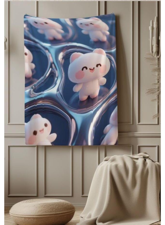 general Baby and children's cartoon flannel thin blanket (warm and comfortable, suitable for sleep, game use) 70cm*100cm - Image 4