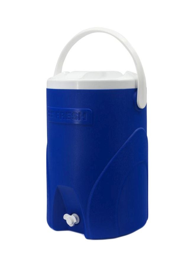 Beverage Cooler With Handle Blue/White