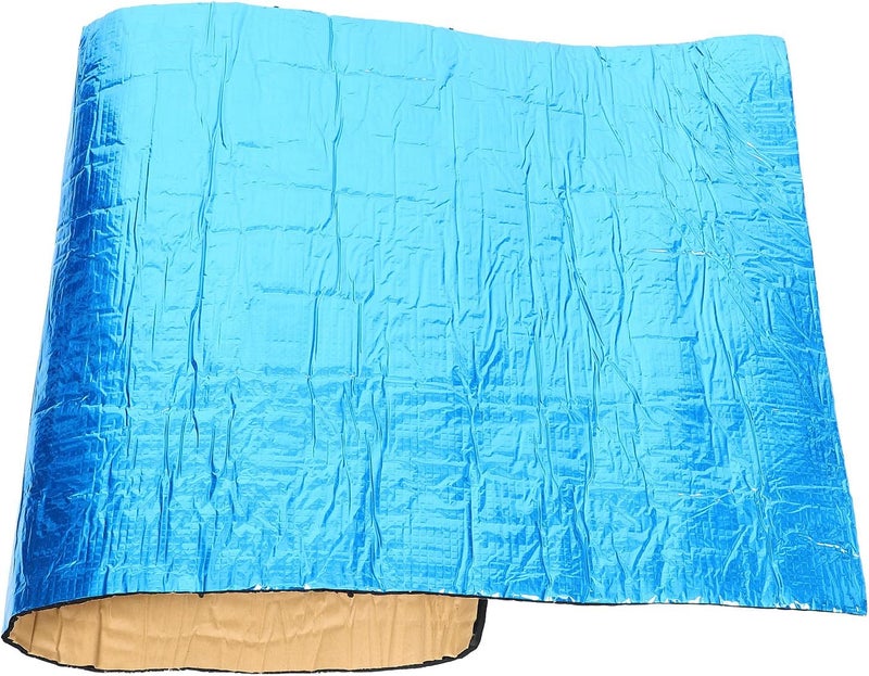 Yardwe Car Insulation Mat Aluminum Foil, 50x100cm X 5mm Hood Heat and Sound Deadening Pad, Automotive Soundproof Insulation for Engine Cover and Door Noise Reduction - Image 1