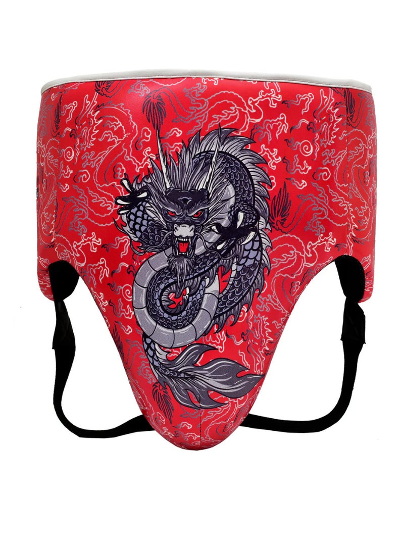 Spall Groin Guard Protector Cup Boxing Shell For Taekwondo Boxing Karate MMA Kickboxing Muay Thai MMA Abdominal Guard For Men Ideal for All Surfaces, Kids & Adults  - Image 1
