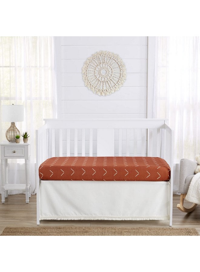 Sweet Jojo Designs Sweet Jojo Designs Boho Fringe Boy Girl Baby Crib Bed Skirt Nursery Dust Ruffle - Ivory Off White Beige Tassel Modern Bohemian Farmhouse Southwest Shabby Chic Designer Bohemian Diamond Tuft Collection  - Image 3