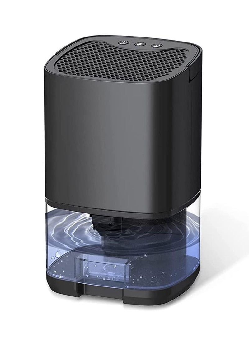 Arabest Home Dehumidifier 1000ML Dehumidifier for 2500 cu ft (260 sq ft) Two Working Modes and 7 Color LED Lights Silent Portable Mini Dehumidifier for Basement Bedroom Bathroom Cabinet RV (Black)  - Image 1