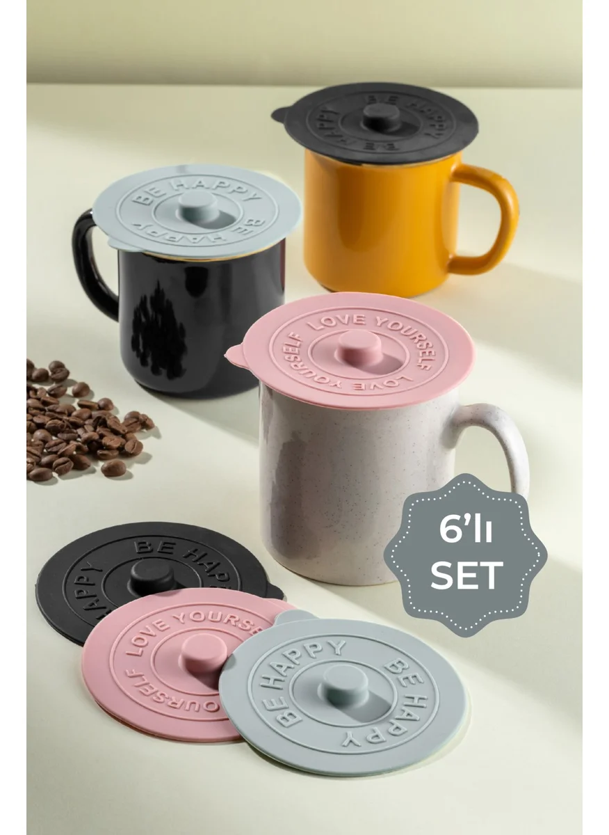 Vienev 6 Pieces Silicone Heat Protection Cup Cover