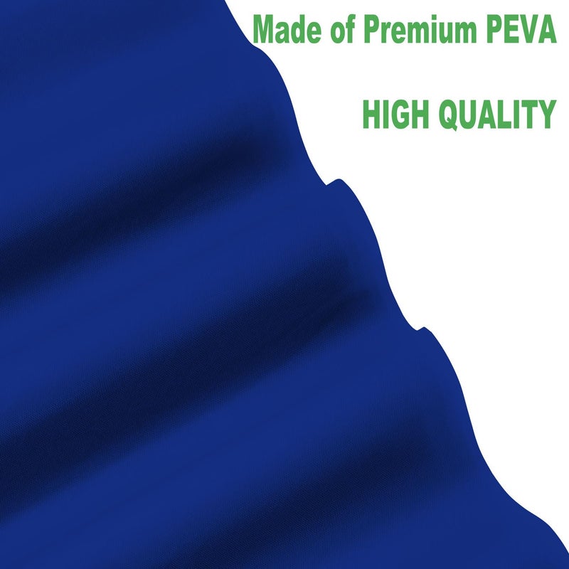 rebdng Plastic Royal Blue Tablecloths 3 Pack Disposable Table Covers 54"" x 108"" Dark Blue Table Cloths PEVA Party Tablecovers for Parties Picnic Birthday Wedding Banquet  Fits 6 to 8 Foot Rectangle Tables - Image 2
