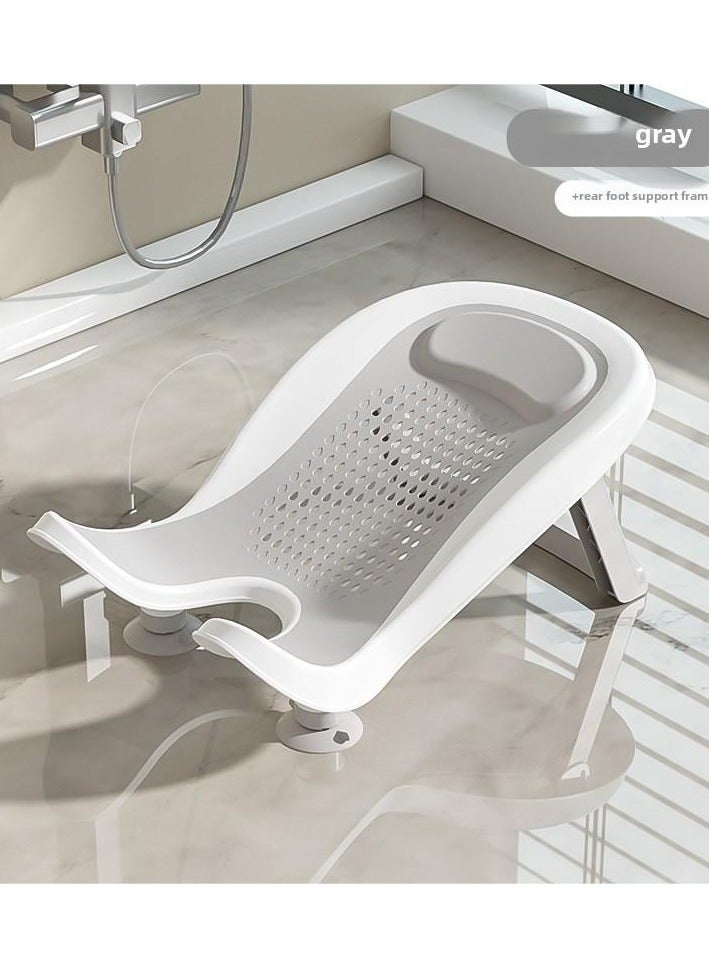 ORiTi Baby'S Butt Washing Tool, Baby'S Butt Washing Basin, Newborn'S Pp Bathtub, Bath Basin Supplies, Children'S Toilet - Grey  - Image 1