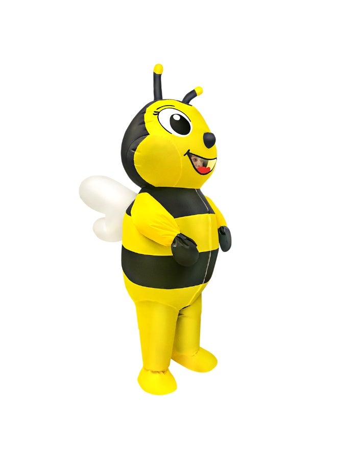 Inflatable Bumble Bee Costume Men Women Full Body Bee Blow Up Costumes Adult Funny Halloween Insects Outfit - Image 4