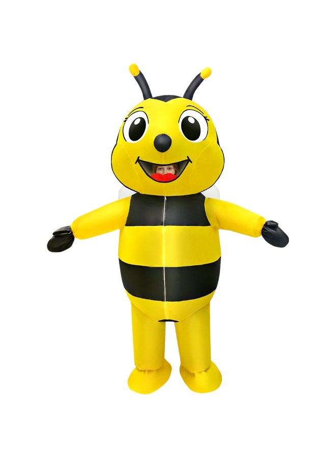 Inflatable Bumble Bee Costume Men Women Full Body Bee Blow Up Costumes Adult Funny Halloween Insects Outfit - Image 1