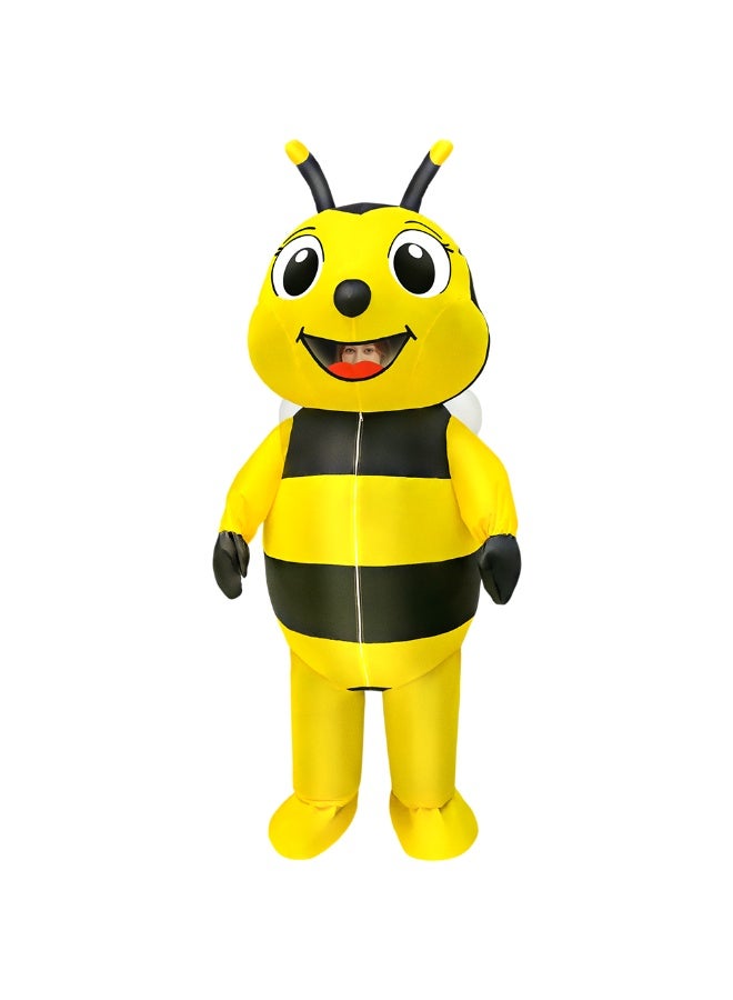 Inflatable Bumble Bee Costume Men Women Full Body Bee Blow Up Costumes Adult Funny Halloween Insects Outfit - Image 2
