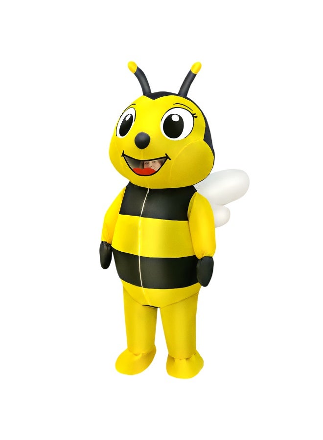 Inflatable Bumble Bee Costume Men Women Full Body Bee Blow Up Costumes Adult Funny Halloween Insects Outfit - Image 3