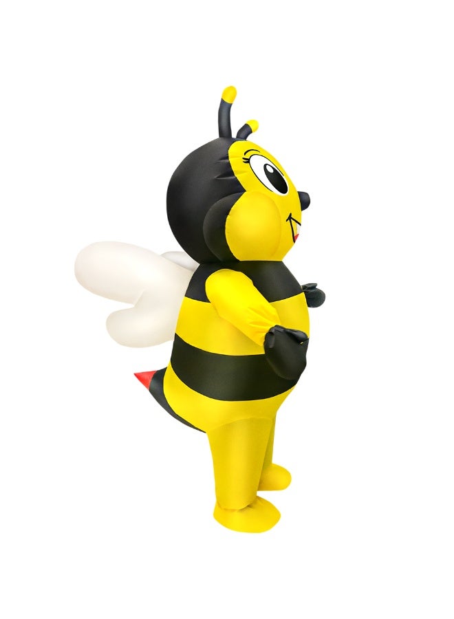 Inflatable Bumble Bee Costume Men Women Full Body Bee Blow Up Costumes Adult Funny Halloween Insects Outfit - Image 5